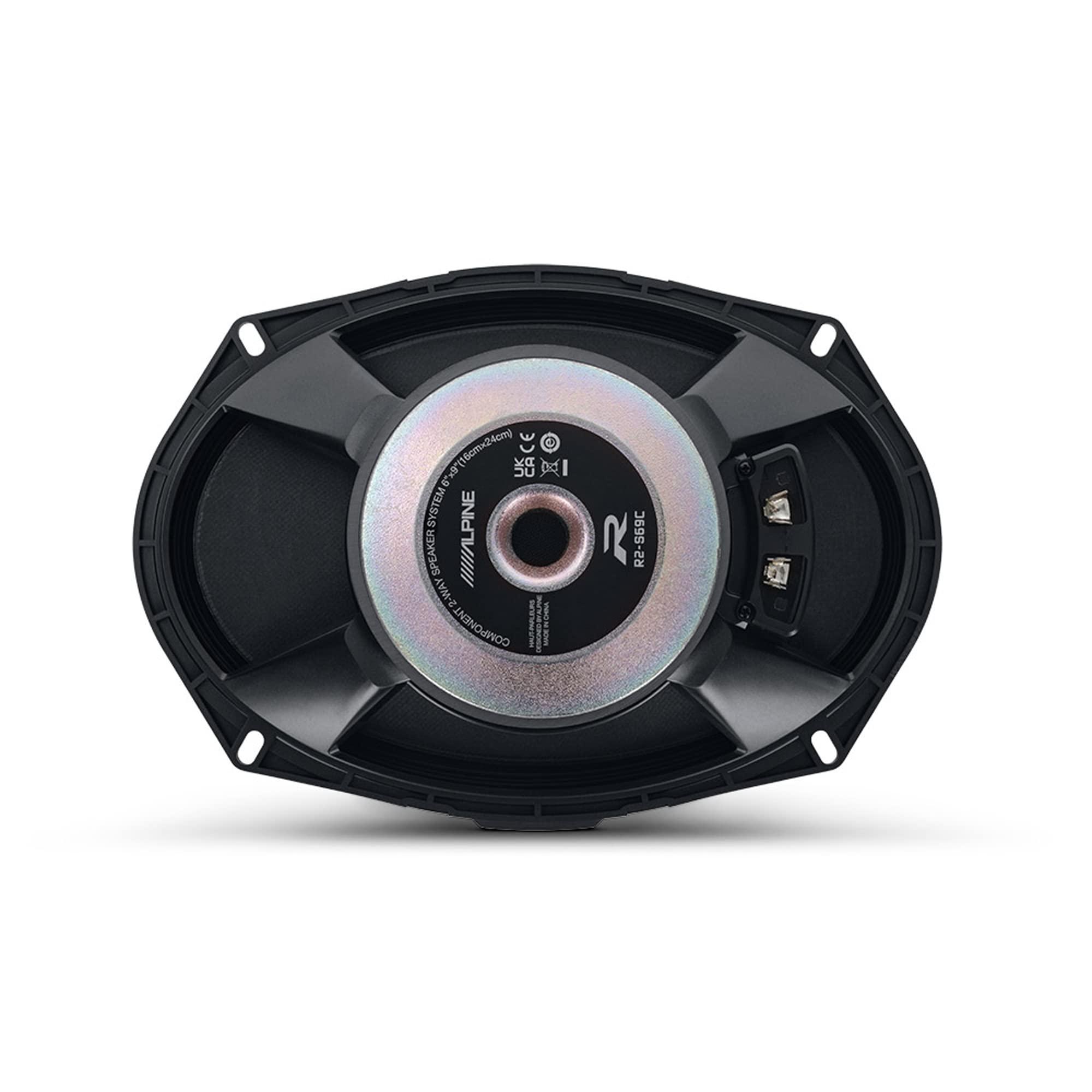 Alpine Alpine R2-S69C 6x9 R-Series High-Resolution 2-Way Component Speaker Set, Pair
