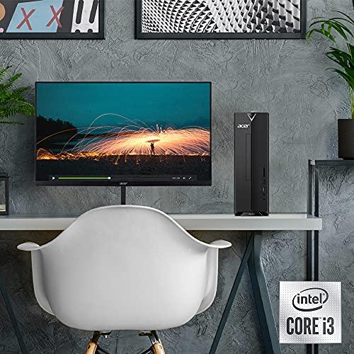 acer Acer Aspire XC-895-UR11 Desktop | 10th Gen Intel Core i3-10100 4-Core Processor | 8GB 2666MHz DDR4 | 1TB 7200RPM Hard Drive | 8X DVD | Intel Wireless Wi-Fi 6 | Bluetooth 5.1 | Windows 10 Home