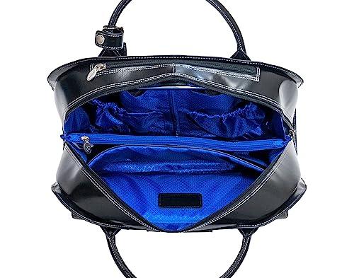 McKleinUSA McKlein Limited Edition Laptop Briefcase, Black Leather (96145A)