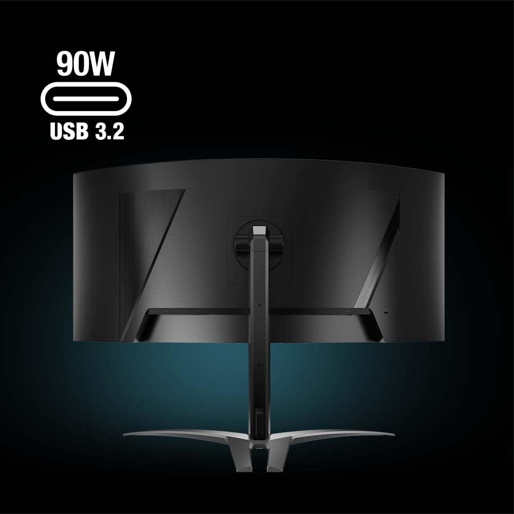 acer acer Predator X39 | 39" UWQHD 3440 x 1440 OLED 800R Curved Gaming Monitor | AMD FreeSync Premium Pro | 240Hz | 0.01ms | VESA DisplayHDR True Black 400 | KVM Switch | USB Type-C, DP 1.4 & 2 x HDMI 2.1