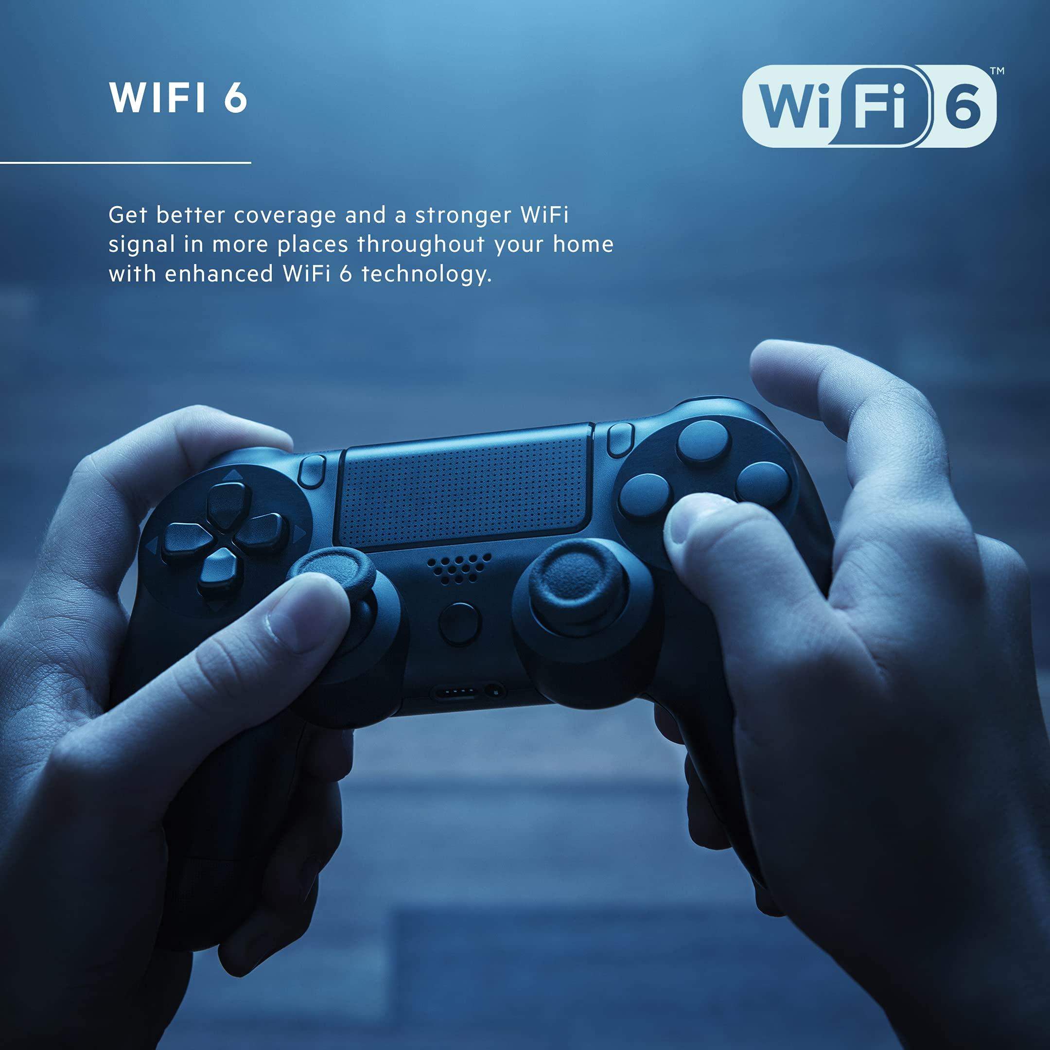 Linksys Linksys WiFi Extender, WiFi 6 Range Booster, Dual-Band Booster, Internet Repeater, 2,000 Sq. ft Coverage, Speeds up to (AX1800) 1.8Gbps - RE7310