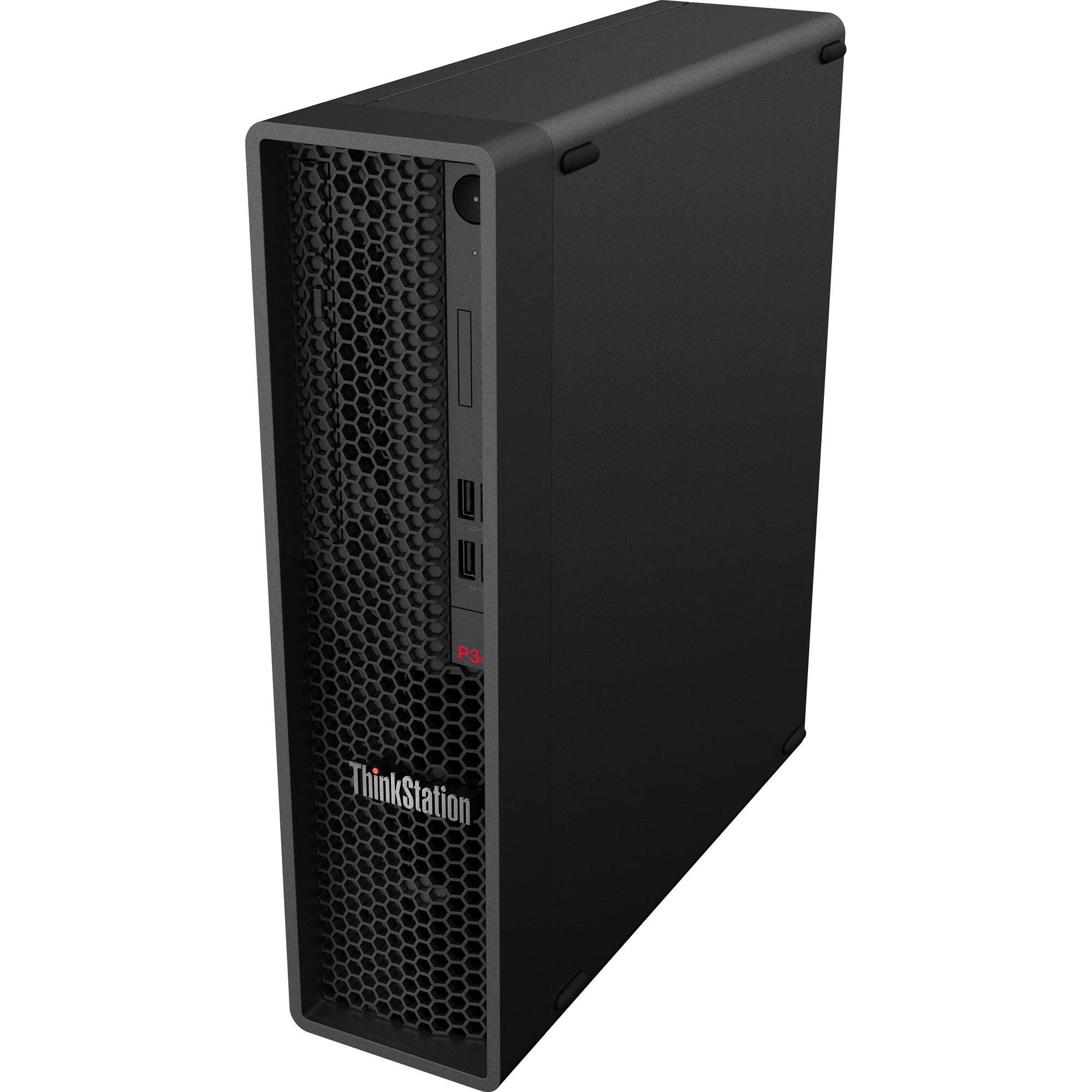Lenovo Lenovo ThinkStation P340 SFF Home & Business Mini Desktop (Intel i7-10700 8-Core, 16GB RAM, 6TB HDD (3.5), T1000, USB 3.2, USB 3.1, Display Port, SD Card, Win 10 Pro). (Renewed)