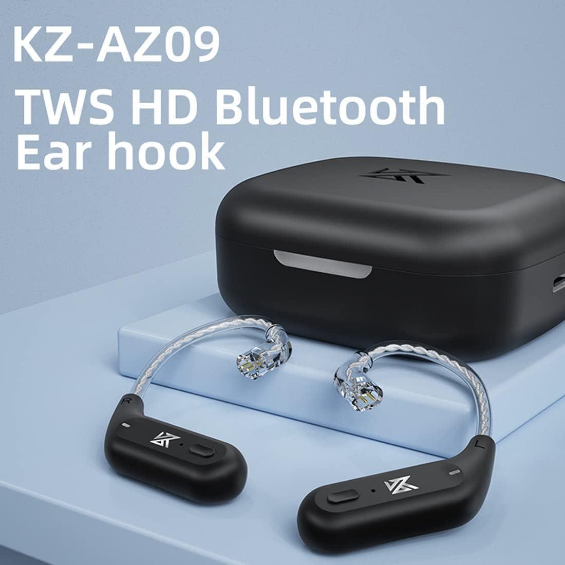 H HIFIHEAR KZ ZS10 PRO X in Ear Monitor 4BA+1DD IEM and KZ AZ09 Bluetooth 5.2 Module IEM Bluetooth Adapter