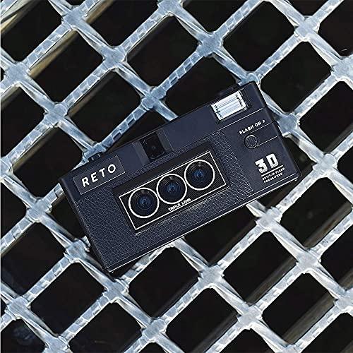 Reto Reto 3D Classic 35mm Film Camera Bundle with 35mm 400 ISO Color Negative Film, 36 Exposures