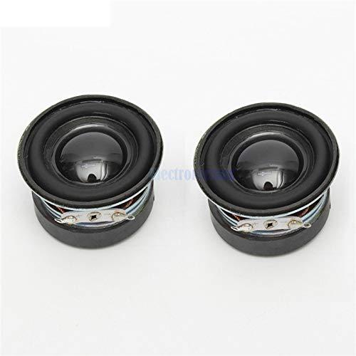 Phoncoo 2PCS A lot Acoustic Speaker 4 Ohm 3W 40MM Speaker 36MM External Magnetic Black Hat PU Edge Acoustic Components