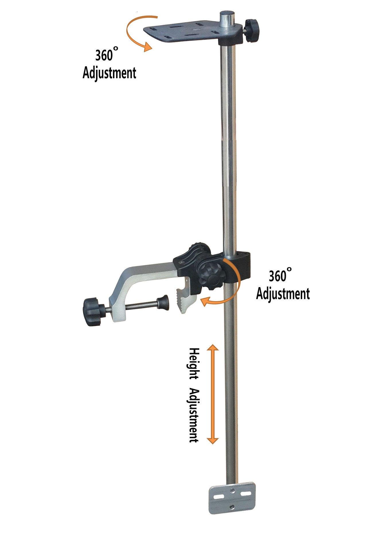 Brocraft Brocraft Universal Portable Transducer Bracket + Fishfinder Mount.