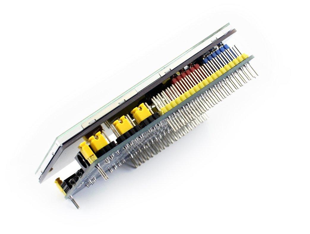 waveshare waveshare 4inch Touch TFT LCD Shield Resistive Screen SPI Display 480x320 Pixel Onboard Stand-Alone Touch Controller Compatible with Leonardo Development Boards