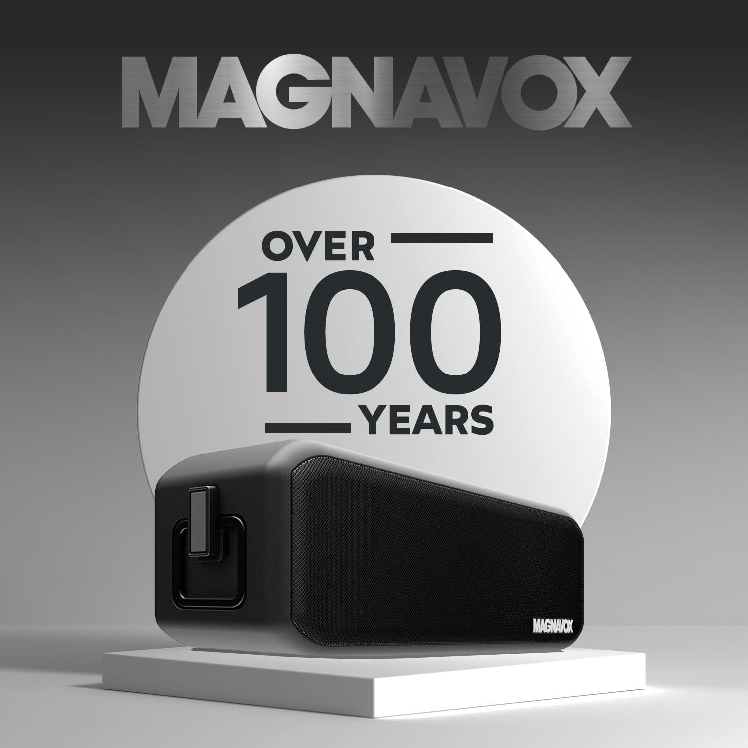 Magnavox Magnavox MMA3928 Waterproof Portable Bluetooth Speaker in Black