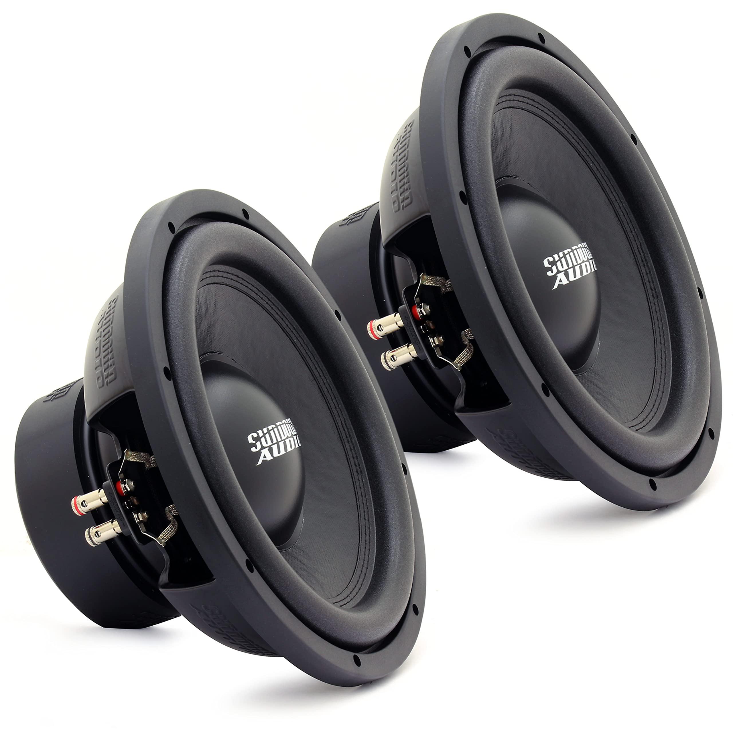 Sundown Audio Sundown Audio Pair of E-12 V.3 D4 12\" 500W RMS Dual 4-Ohm EV.3 Series Subwoofers