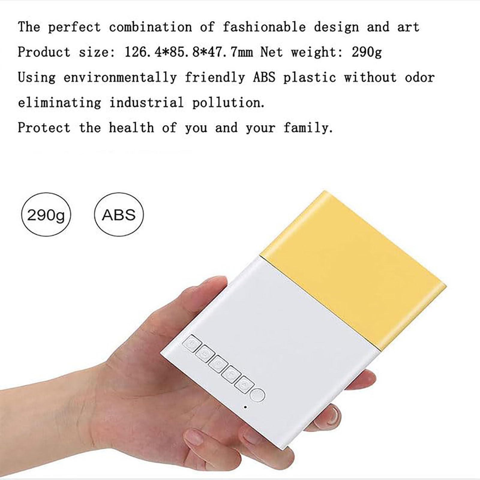 Generic Mini Projector, Mini Portable Projector, Full HD 4k+ Electric Focus Mini Projector, LED Pico Movie Projector for Home Theater, Portable Mobile Mini Projector (Blue)