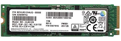 SAMSUNG Samsung PM981 Polaris 512GB M.2 NGFF PCIe Gen3 x4, NVME Solid State Drive SSD, OEM (2280) MZVLB512HAJQ-00000