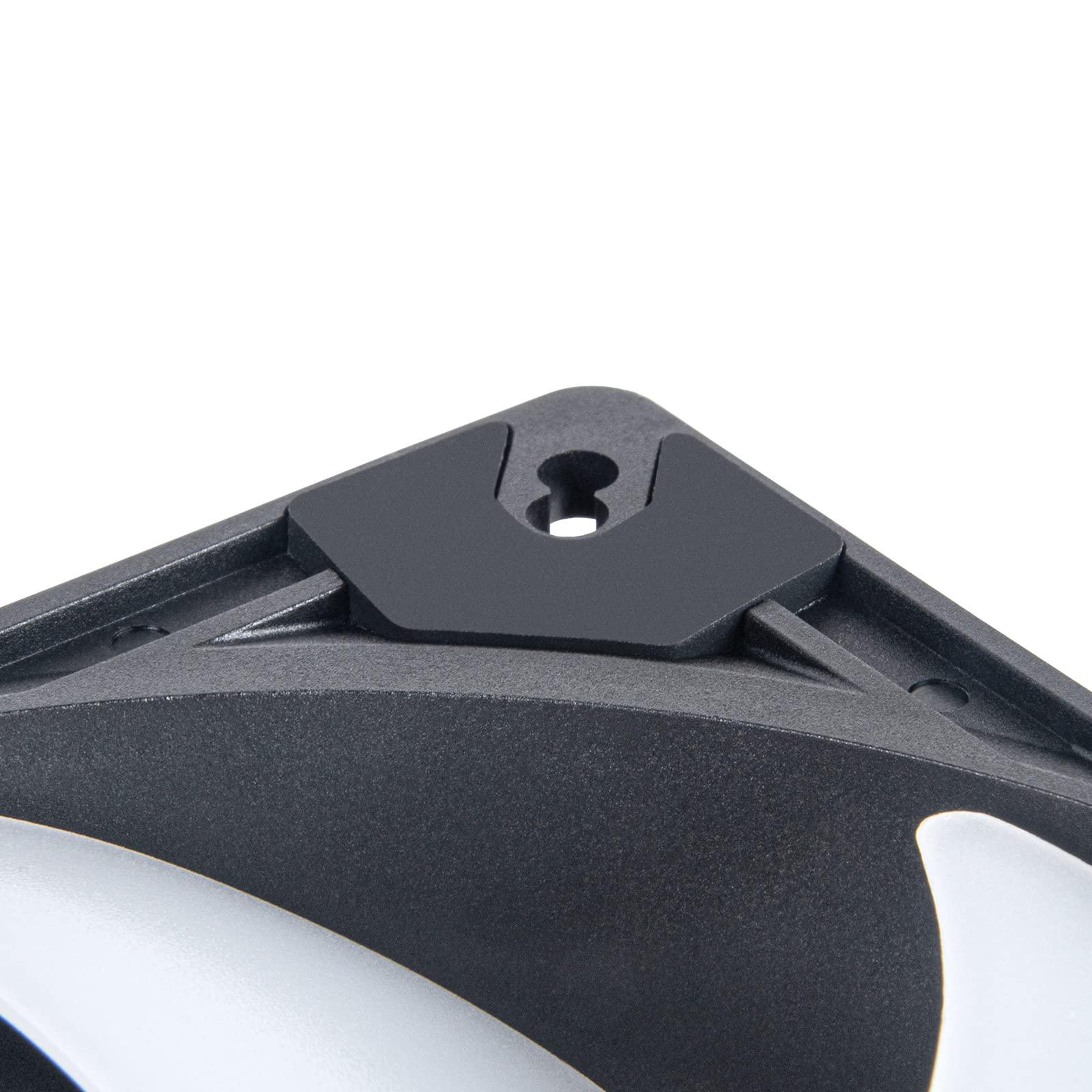 SilverStone Technology SilverStone Technology Vista 140 ARGB Performance Enhanced 140mm PWM Fan with Addressable RGB (ARGB), SST-VS140B-ARGB