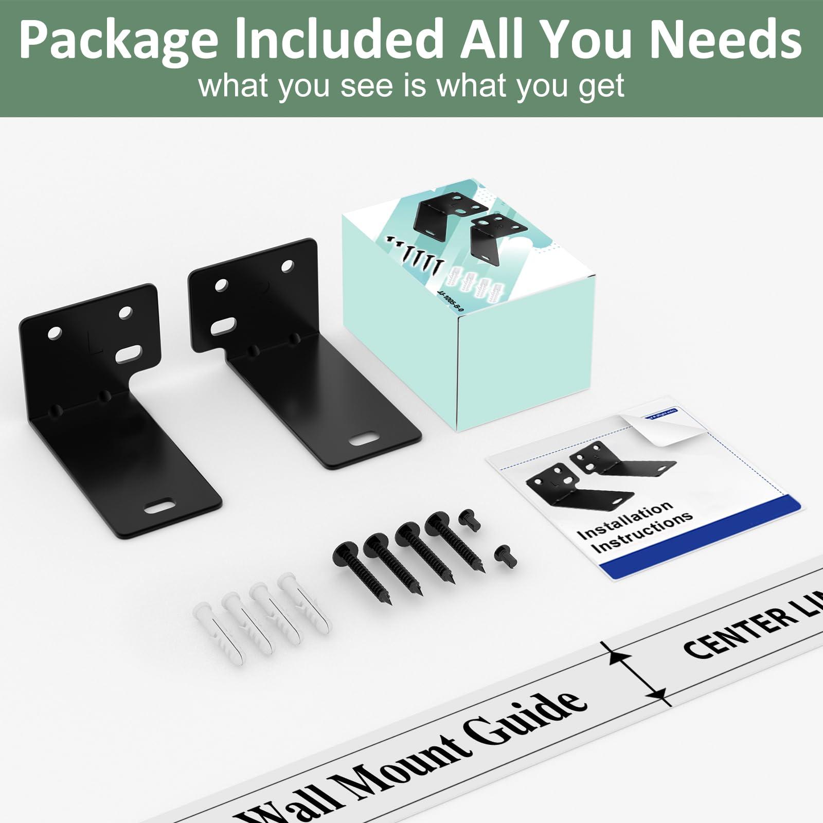 Dinghosen Dinghosen Soundbar Wall Mount for Bose WB-300 SoundTouch 300 Soundbar 500 Soundbar 600 Soundbar 700 Soundbar 850 Soundbar 900 Soundbar 950 for Bose Soundbar Mount, for Bose Soundbar Mounting Bracket