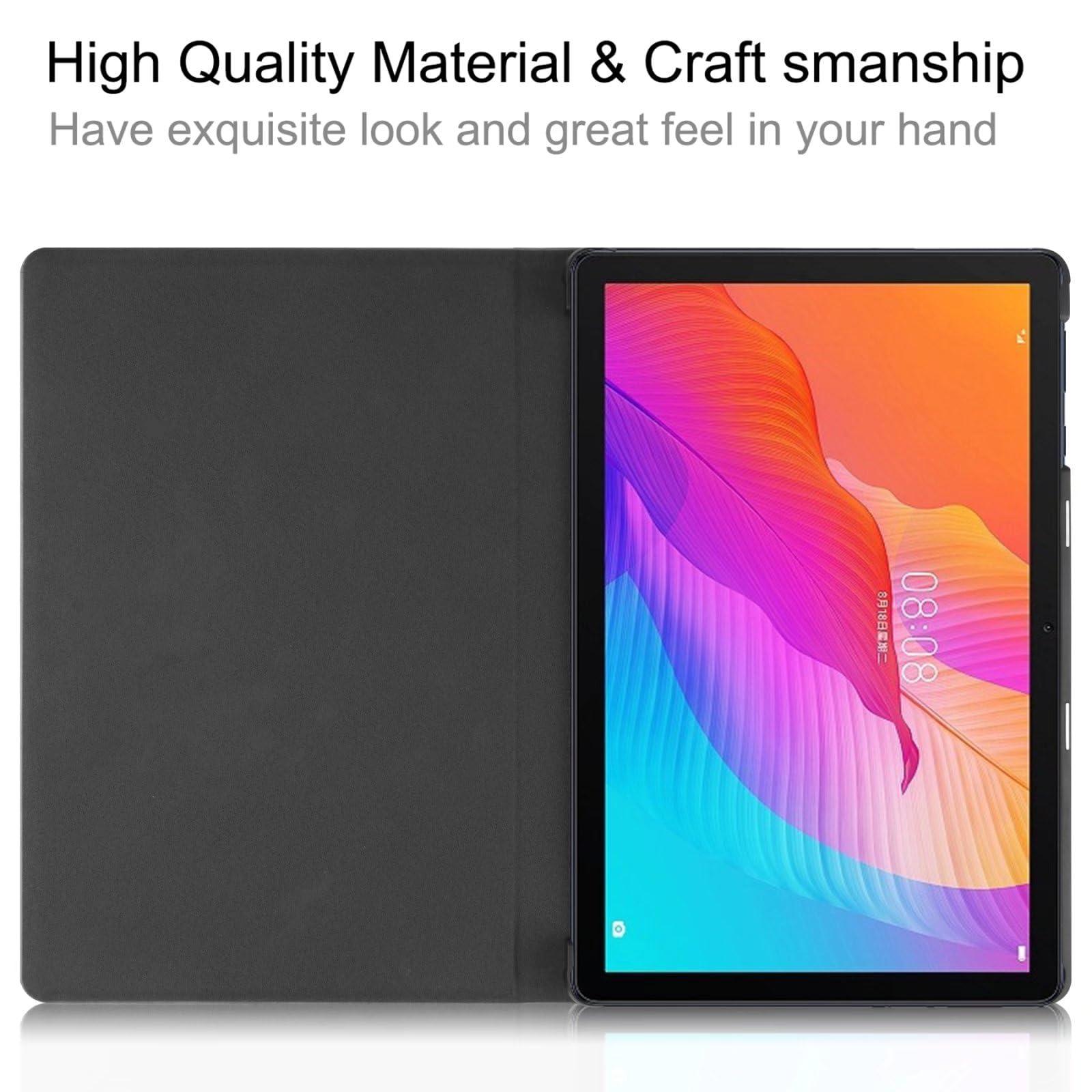 ZZOUGYY ZZOUGYY Tablet Cover for Huawei MatePad T10S AGS3-L09 /AGS3-W09 / T10 (2020 Release) 10.1",Ultra Slim Folio Stand Leather Casse for Huawei Honor 6 / Enjoy Tablet 2 AGS3-W00/AL00 (Brown)