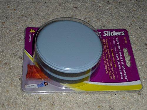 Magic Sliders Magic Sliders 4100 Series 4PK 4\" RND Sliding Disc, 1, Blue