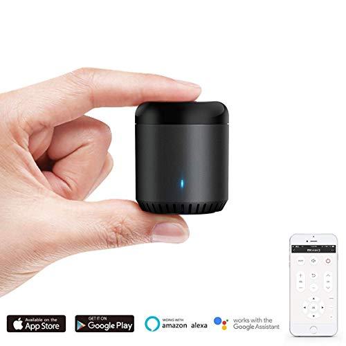 Broadlink Broadlink WiFi Smart Home Hub RM Mini 3 (2.4 GHz Wi-Fi Only) IR Automation Learning Universal Remote Control for TV Compatible with Alexa, Google Home, IFTTT