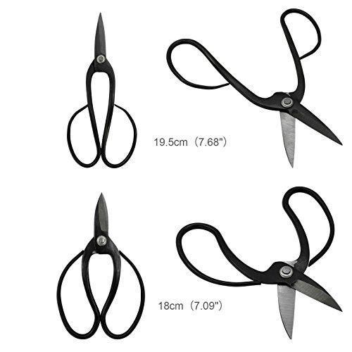 bonsai tools Bonsai Tool Set 10-pc Carbon Steel with Cutter Spatula Roll Wires Nylon Case New