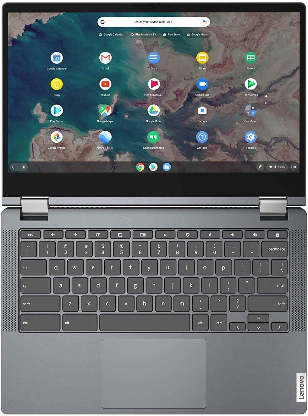 Lenovo Lenovo Flex 5 13 Chromebook 2-in-1 13.3-inch FHD Laptop - Intel Core i3-10110U - 4GB RAM - 64GB eMMC - Backlit KB - 720p Webcam - USB-C - Chrome OS (Renewed)