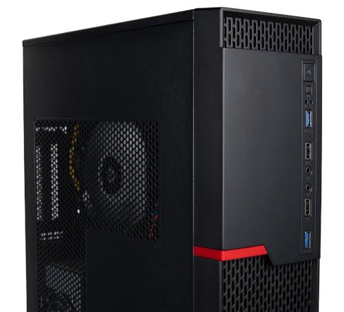 Empowered PC Envision S13 SFF PC (4.4-5.6GHz 12-Core Ryzen 9 9900X, 32GB DDR5 RAM, 2TB NVME Gen4 SSD, WiFi, Windows 11 Pro, 10 USB, HDMI + DVI, RJ45, KB + M, Business Desktop Computer w/Productivity Accessories