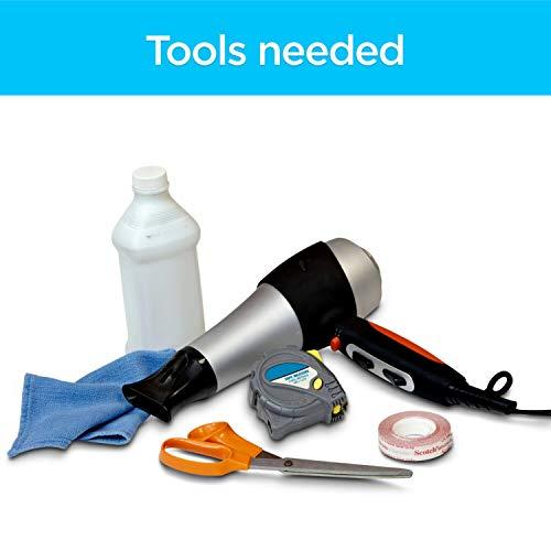 3M 3M Indoor Patio Door Insulation, Insulator Kit for 6\'-8\" x 9\' ft Patio Door, Keeps Cold Air Out and Warm Air In, Includes Heat Shrink Window Film and Scotch Window Film Mounting Tape (2144W-6)