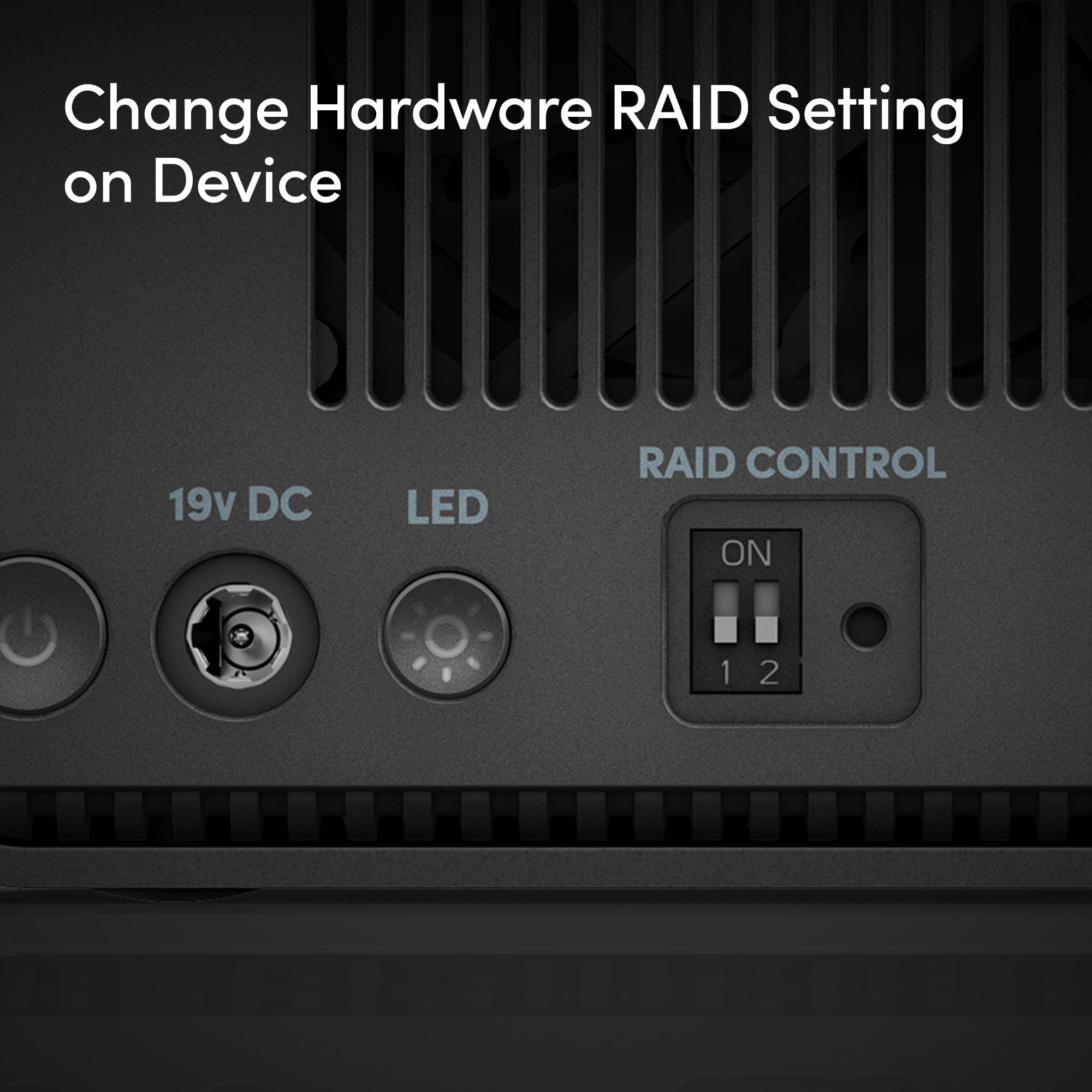 SanDisk Professional SanDisk Professional 48TB G-RAID Mirror - External HDD, RAID with Redundancy, Thunderbolt 3, USB (10Gbps), 7200RPM Ultrastar Hard Drive, Up to 260MB/s Read in RAID 1 - SDPHH2H-048T-NBAAD