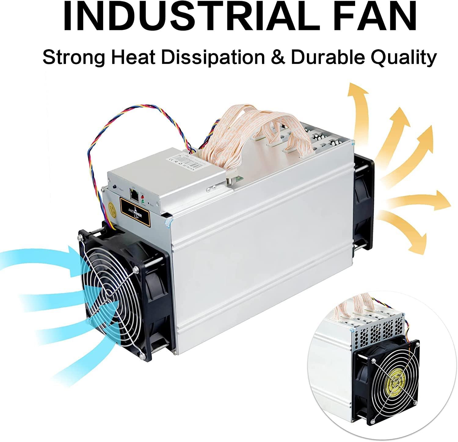 Bitmain AntMiner L3+ ~504MH/s @ 1.6W/MH ASIC Litecoin Miner