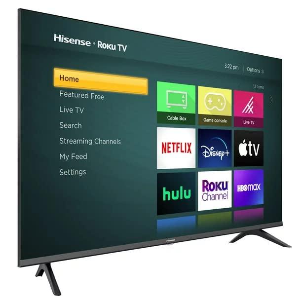 Hisense Hisense 40-Inch Class 2K FHD LED LCD Smart TV Motion Rate 120 Gaming Mode Compatible with Alexa & Google Assistant 40H4030F3 (Renewed)