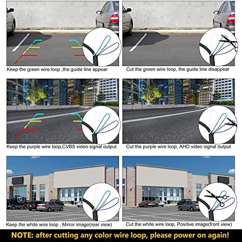 Natika NATIKA Backup/Front/Side View Camera: No Distortion Effect Starlight Night Vision HD Metal Flush or Surface Mount CVBS | AHD Reverse Rear View Backup Camera for Cars Pickup Trucks SUVs RVs Vans
