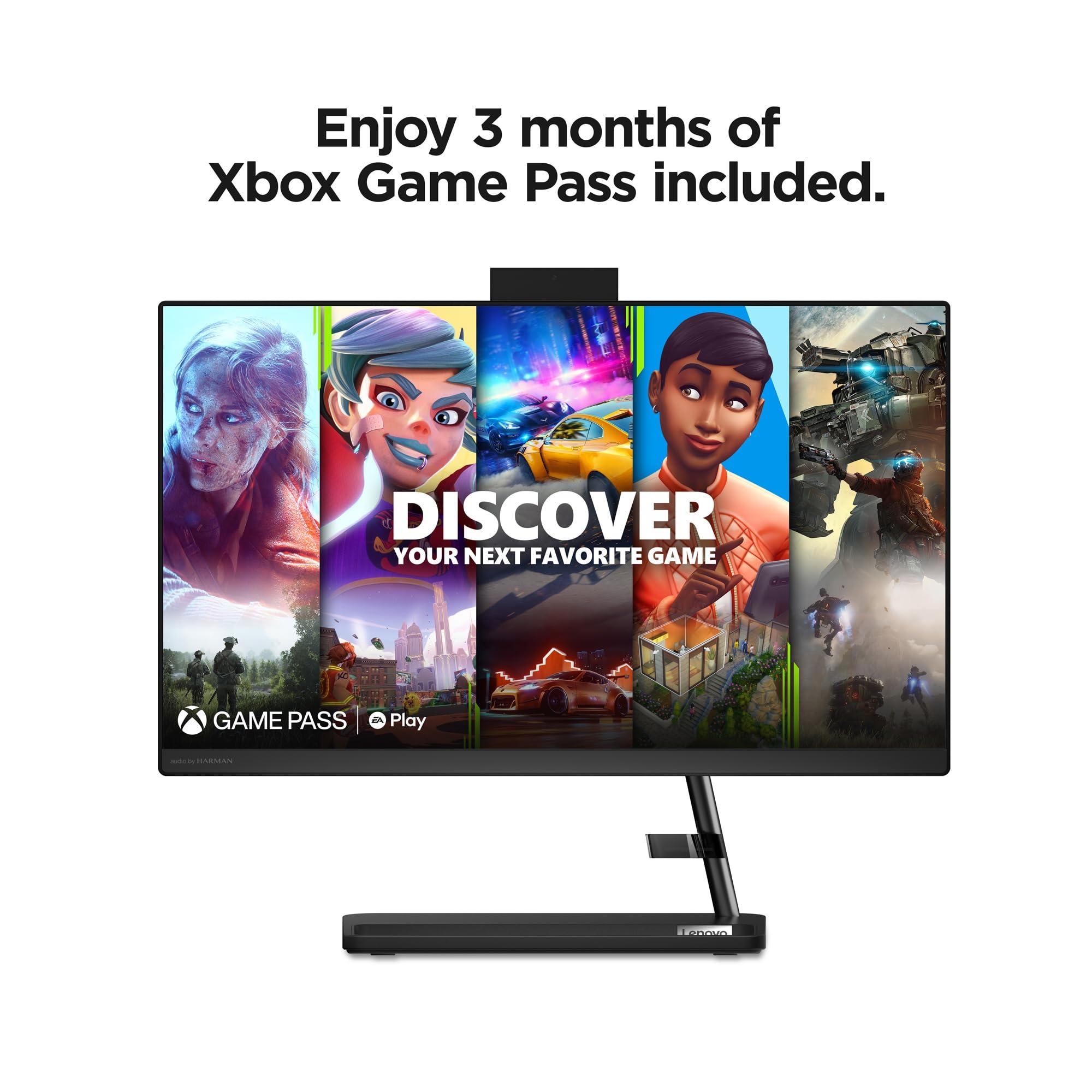 Lenovo Lenovo IdeaCentre AIO 3i - All in One Desktop - PC Computer - Mouse & Keyboard Included - 21.5\" FHD Display - Windows 11-8GB Memory - 256GB Storage - Intel Core i3-1215U