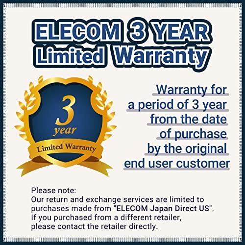 ELECOM ELECOM EX-G Pro Trackball Mouse, Wired, Wireless, Bluetooth, Thumb Control, 8-Button Function, Ergonomic Design, Optical Gaming Sensor, Smooth Red Ball, Windows11, macOS (M-XPT1MRBK)