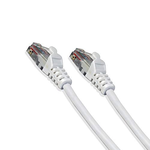 LOGICO LOGICO Cat-6 UTP Ethernet Network Cable RJ45 LAN Wire White 7FT
