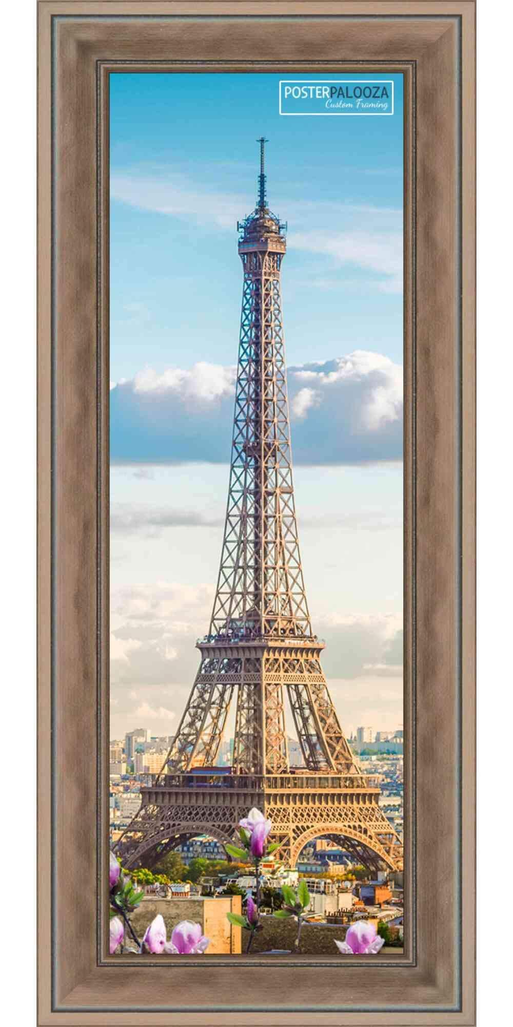 Poster Palooza 40x13.5 Contemporary Bronze Complete Wood Panoramic Frame with UV Acrylic Plexiglass, Foam Board Backing & Hardware Included