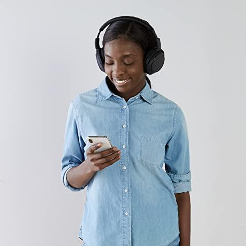 AmazonCommercial AmazonCommercial Over Ear Wireless Noise Cancelling Bluetooth Commuter Headphones, Black