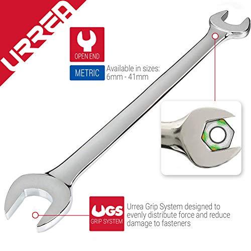 Urrea URREA 32427 24mm X 27mm Open End Wrench, Chrome