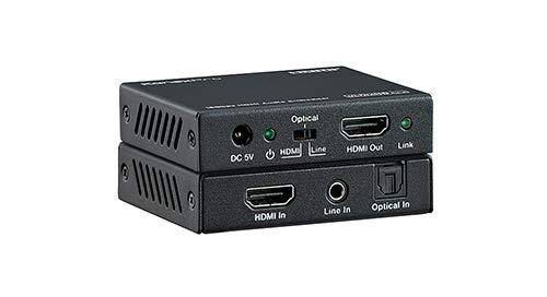 Kanex Pro Kanex Pro HDMI 2.0 Audio Embedder 18Gbps HDCP 2.2 4K 60Hz Toslink CEC Stereo (HAECOAX4)