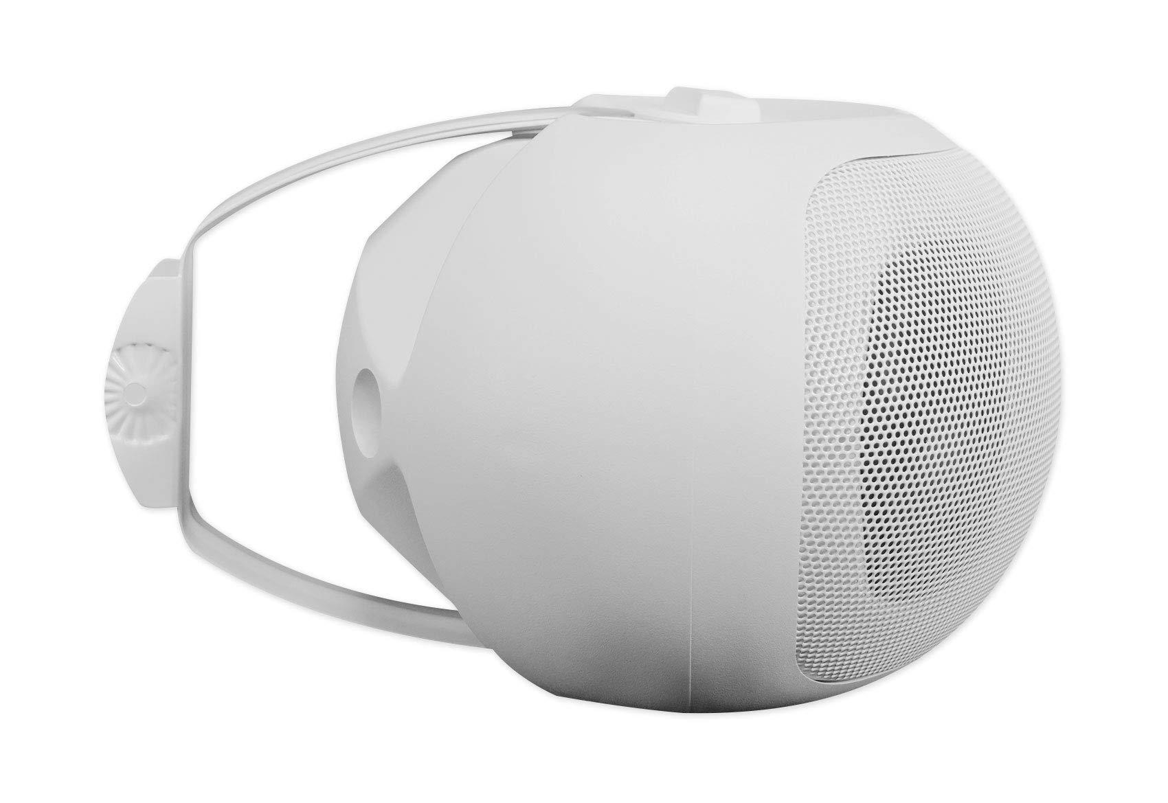 Rockville Rockville (4) D4-70 White Dual 4" 70v Commercial/Restaurant Wall Mount Speakers