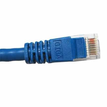 SF Cable SF Cable 12ft Cat 6 Unshielded (UTP) Ethernet Network Cable, RJ45 Plugs, 24AWG 4pair Stranded Copper Wire, 550Mhz Snagless Patch Cable - Blue