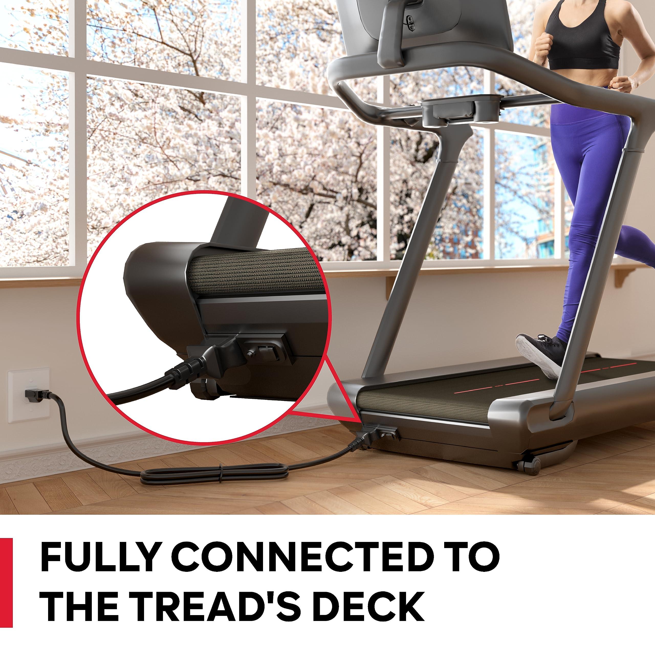 PeloFamily Power Cord Replacement for Treadmills and Computers, Extra Long 8 Feet Cord Compatible with Peloton Tread and Superfit Treadmill, 14 AWG Heavy Duty AC Power Supply Cable, Universal 3 Prong