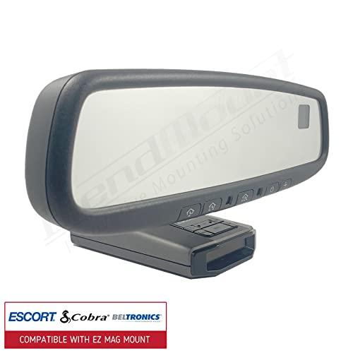 BLENDMOUNT INNOVATIVE MOUNTING SOLUTIONS BlendMount Radar Detector Mirror Mount BMG-2001R, Compatible with EZ Magnet Mount for Escort MAX 4, MAX 3, MAX 360 MKII, MAX 360C MKII, MAXcam360c, MAX 360c, Redline 360c
