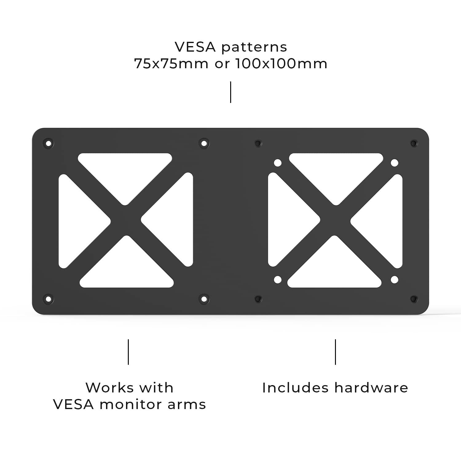 HumanCentric HumanCentric Mounting Bracket Compatible with Intel NUC | VESA Monitor Arm Extension Plate Compatible with The NUC Mini PC Computer