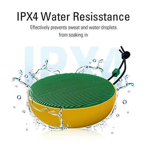 Vifa Vifa City Bluetooth Speaker, Portable Wireless Loudspeaker, Bluetooth 5.0 / Dual Pairing / IPX4 Waterproof, HiFi Audio & Built-in Mic Mini Speakers for Travel and Party (Green Lemon)