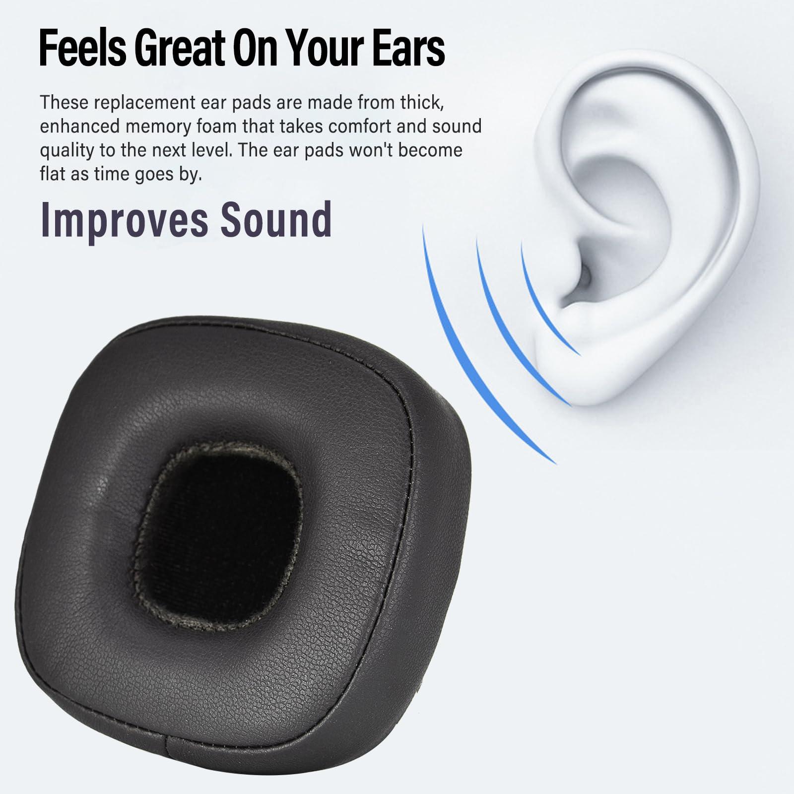 Sodorous Major IV Ear Pads Cushions Replacement Compatible with Marshall Major 4 Major IV Headphones Ear CushionsEar Muffs Memory Foam Earpads