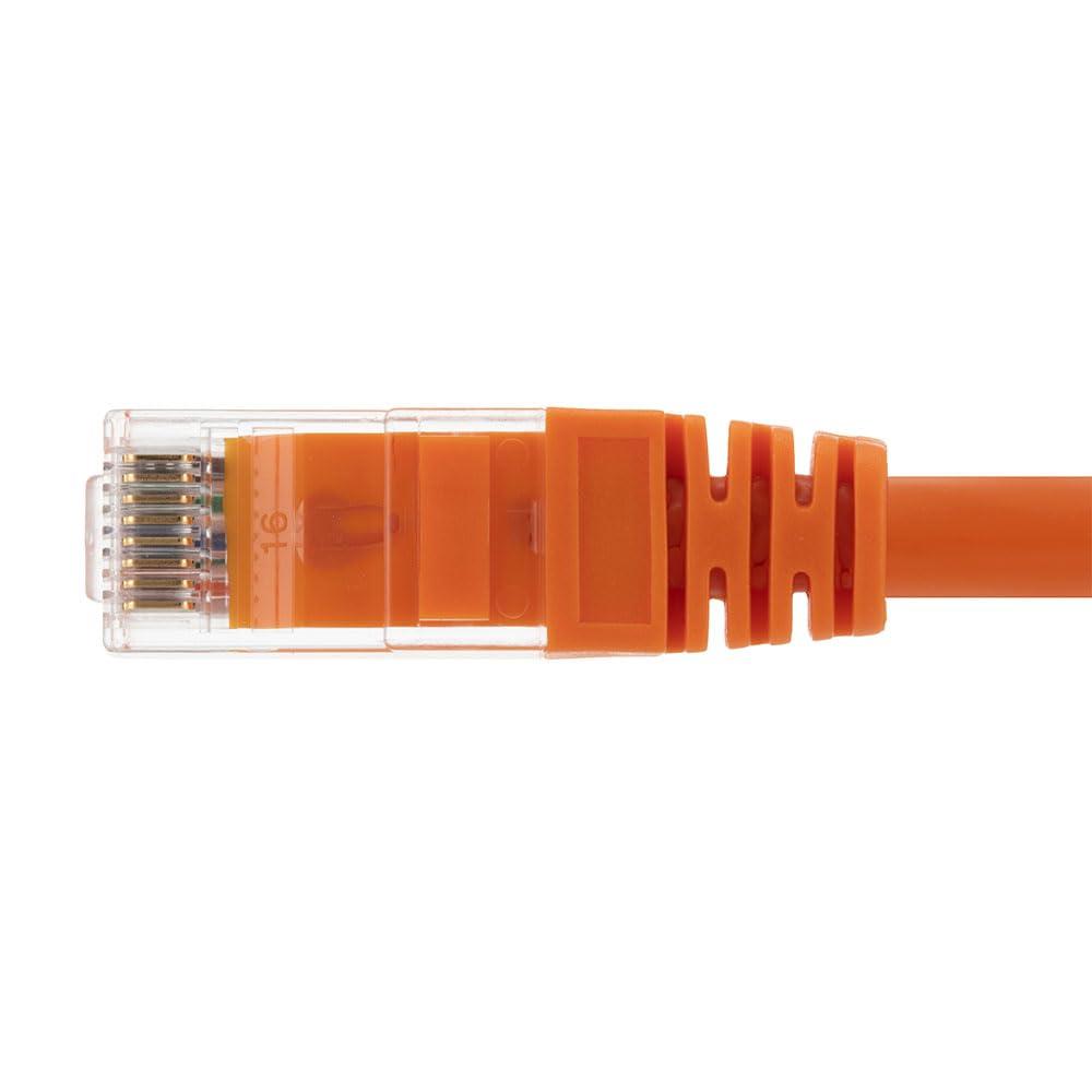 NavePoint NavePoint Patch Cable, CAT6, UTP, 24AWG/7 * 0.18 MM, 10 Ft, 10 Pack, Orange