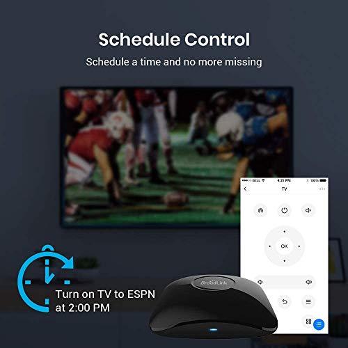 Broadlink BroadLink RM4 pro Smart Remote and Sensor Cable Set RM4 pro S (2.4 GHz Wi-Fi Only), Universal IR RF Remote Control Hub with Temperature Humidity Monitor USB Cable, Works with Alexa & IFTTT