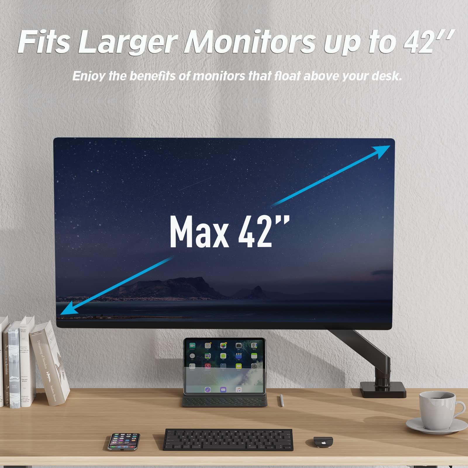 MOUNTUP MOUNTUP Normal Dual Monitor Stand & Ultrawide Single Monitor Mount Bundle