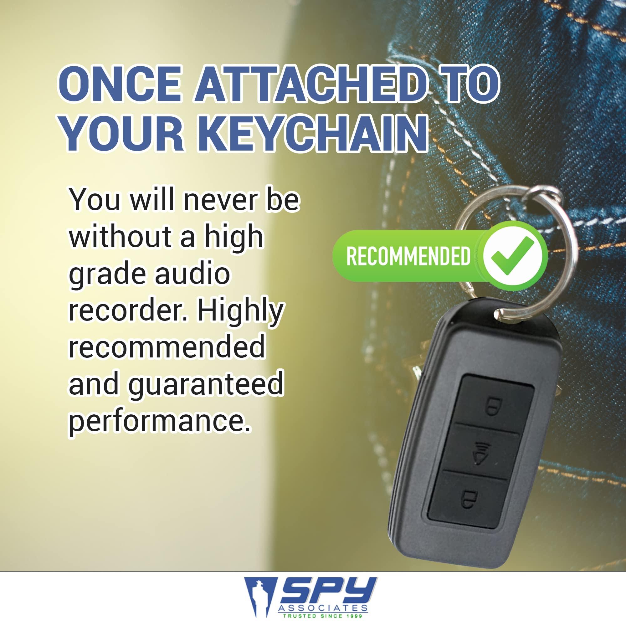 KJB DR100 LawMate AR-100 Key Fob Style Voice Recorder