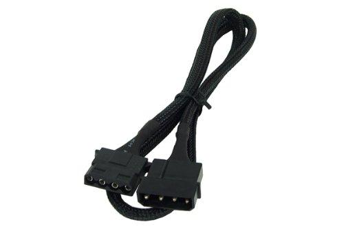 Phobya Phobya Extension Cable, 4-Pin Molex, 60cm, Sleeved, Black