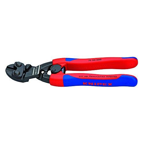 KNIPEX KNIPEX Tools 71 22 200 SBA Angled CoBolt Cutters, 8-Inch