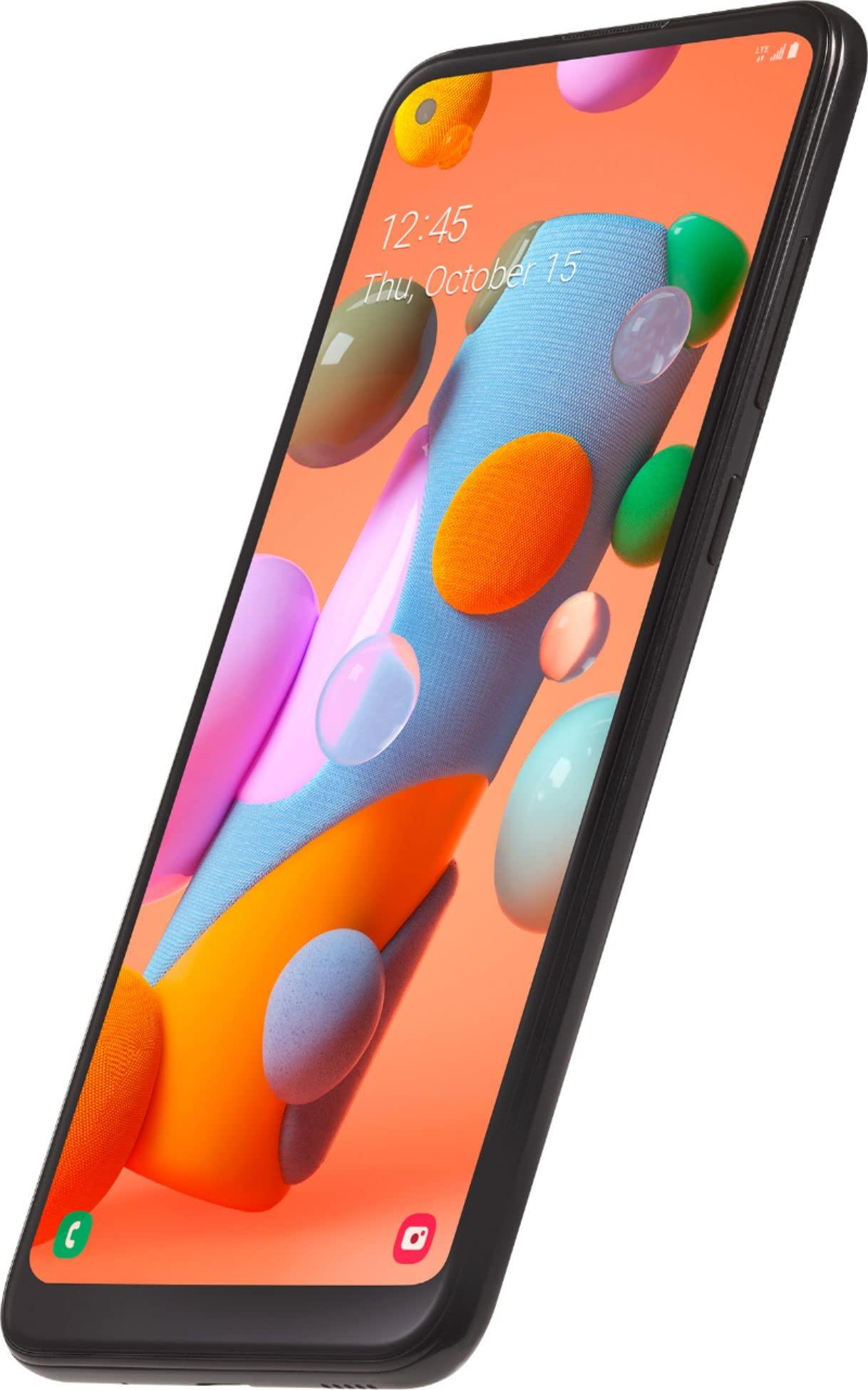 SAMSUNG Samsung Galaxy A11 6.4" A115M/DS 32GB 2GB RAM (GSM Only, No CDMA) International Version - No Warranty (White) (Renewed)