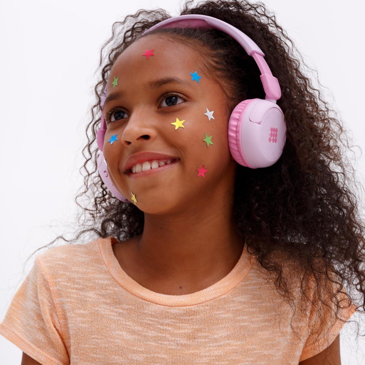 Cubitt Tracking Technologies Cubitt Bluetooth Headphones for Kids, Wireless, with Premium Sound Quality, Built in Microphone, 24 Hours Playtime, Study Mode/Volume Limited and AUX Cord for iPad, Tablet, Airplane, Phone, PC
